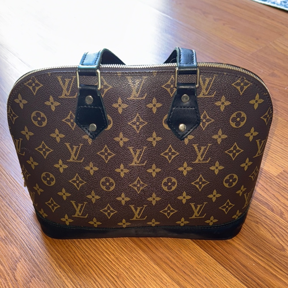Louis Vuitton Brown and Black Monogram - Vintage Boho bag